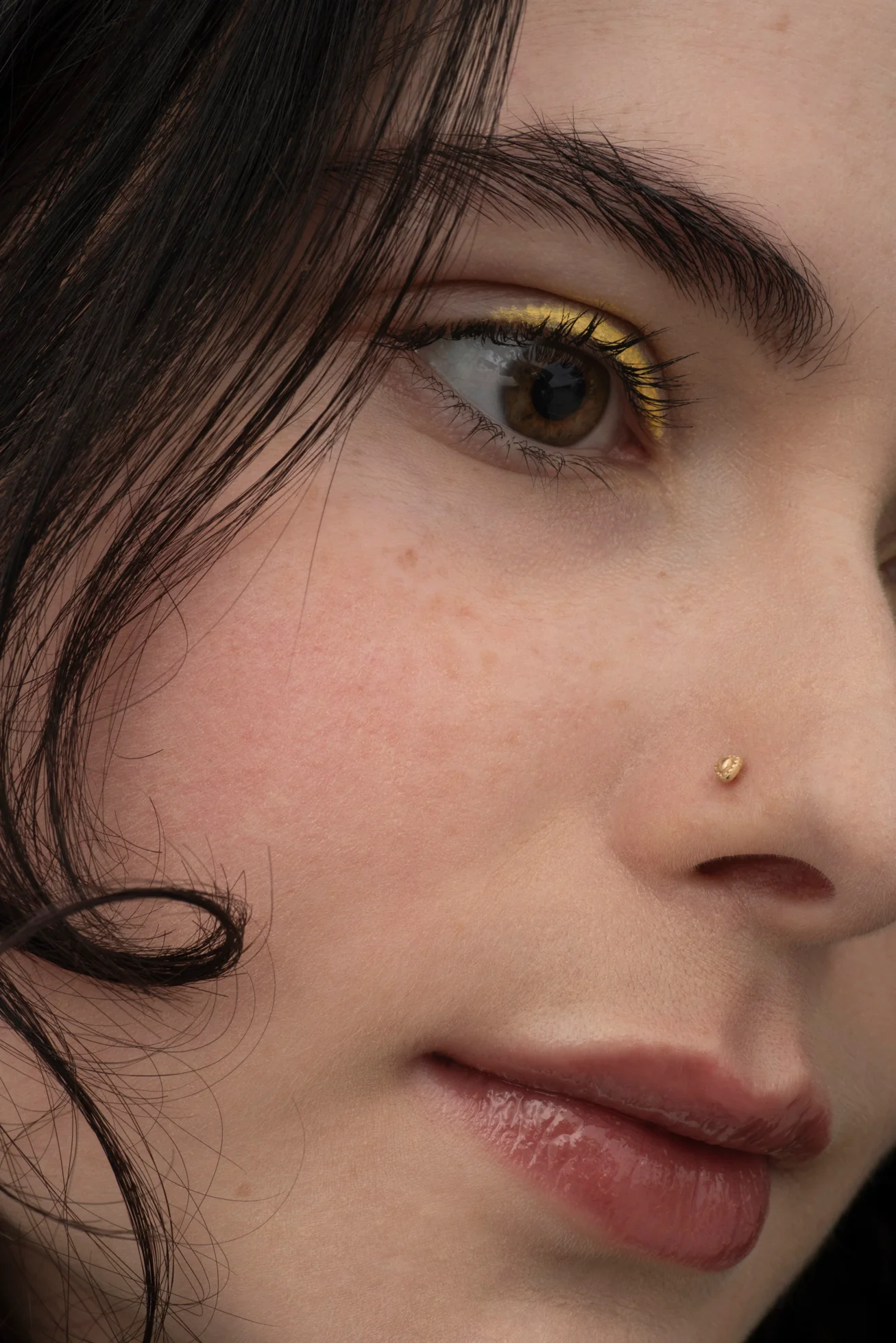 14K Solid Gold Beaded Heart - Image 7