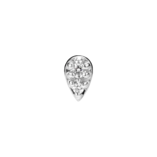 14K Solid Gold Mini Teardrop - Image 4