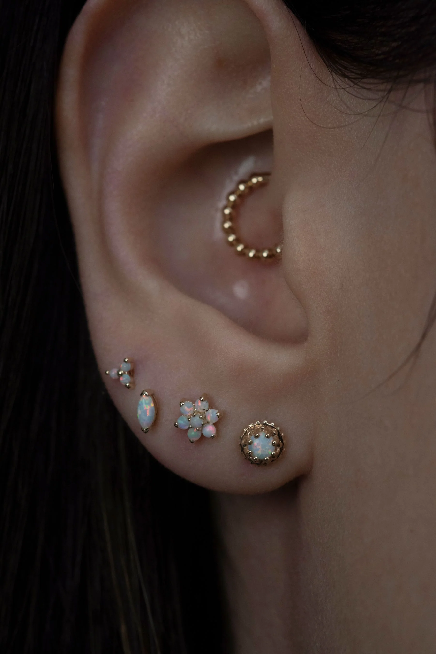 14K Solid Gold Trinity Cluster - Image 6