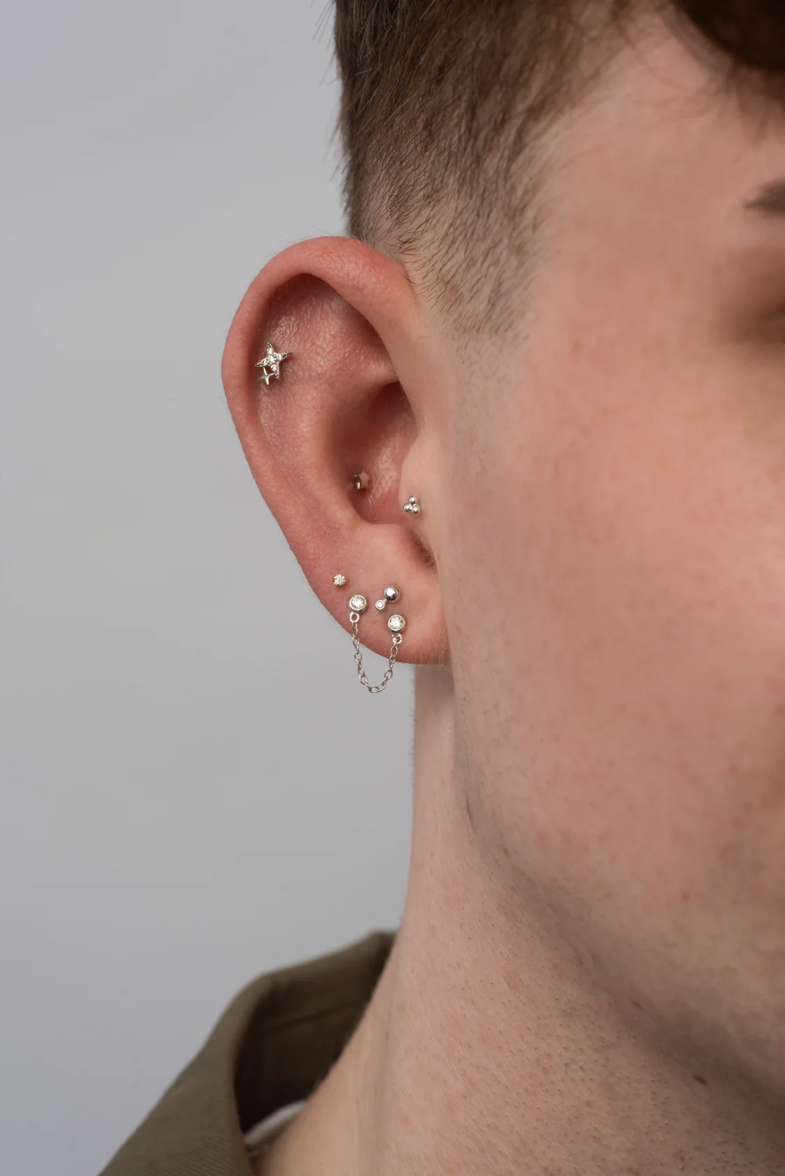 14K Solid Gold Trinity Bead - Image 7