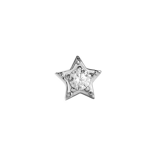 14K Solid Gold Zirconia Star - Image 4