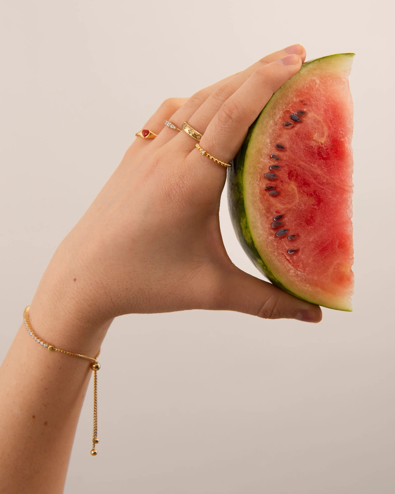 Zirconia Beaded Ring - Image 3