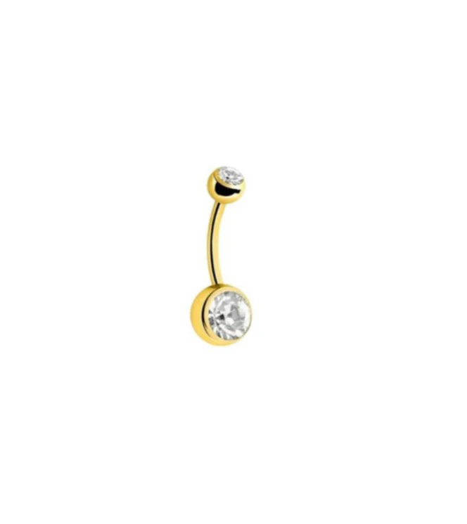 Titanium Classic Navel Barbell - Image 5