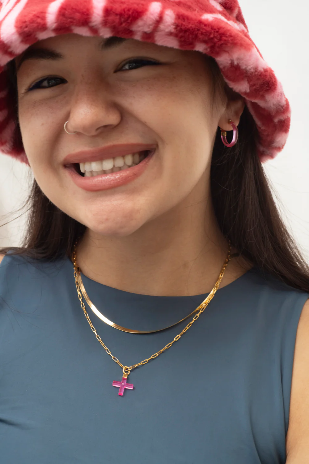 Herringbone Chain Necklace - Image 5