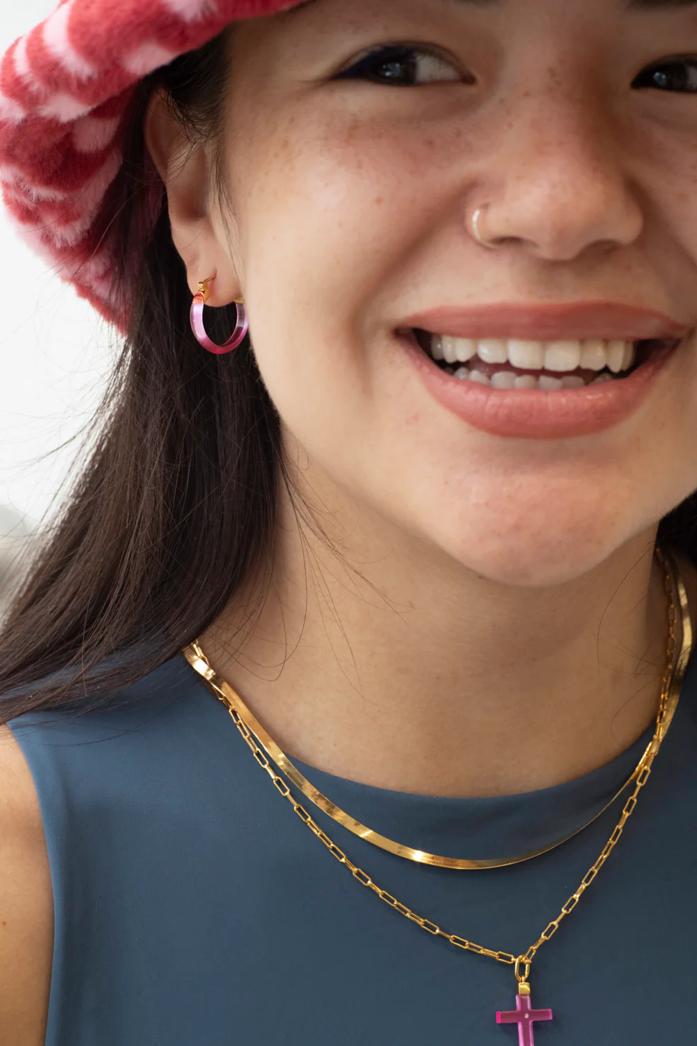 Herringbone Chain Necklace - Image 6